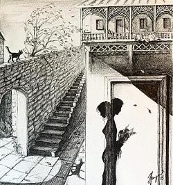 Тайное свидание. Ветренный день.